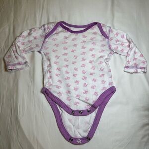 LOT of 3 Nevada Purple Long Sleeves Bodysuit Size 6M